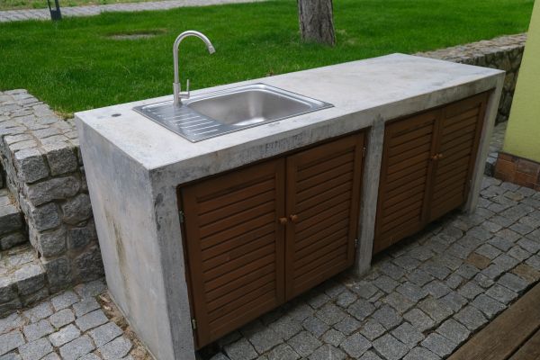 Exterior Cabinet Installation in Seguin